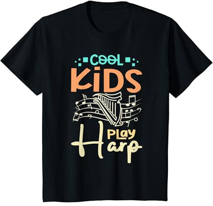 Enfant Harpe pour enfants cool T-Shirt