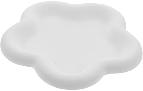 TOPBATHY Engarzadores De Tapa De Placa Llavero Con Dije De Gato Organizador De Joyas Plato Para Peinar El Aire Kits De Uñas De Gel Para Manicura Tabla Para Pasteles Dorada Remojo