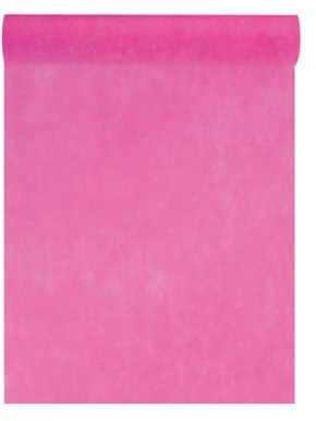 DeinPack Vlies Tischläufer Rolle 30 cm x 10 m pink - Tischläufer Vliesstoff für Hochzeit, Deko & Basteln - Vlies Tischband, Dekovlies - Hochzeitsdeko, Eventdeko, Floristik