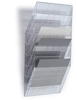 Durable - Flexiboxx 6 A4 Orizzontale, espositore da parete, f.to A4 orizzontale, 6 comparti, 348x620x95 mm, trasparente (cod. #1709785400)