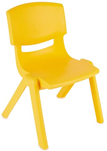 Bieco Kinderstuhl ab 1 Jahr bis 80 kg belastbar stapelbar | drinnen draußen gartenstuhl Kinder Stuhl kinderzimmer klappstuhl ab 3 Jahre ab 2 Jahre Stuhl Kinder hocker Plastik kindersessel Kleinkind
