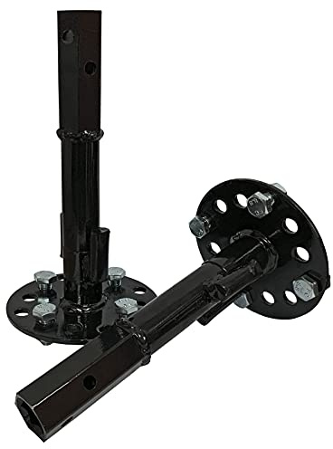 Bricoferr PT00037 Ein Satz Achsen zur Befestigung an pneumatischen Rädern mit einem 23-mm-Innensechskant, verschiedene Modelle.