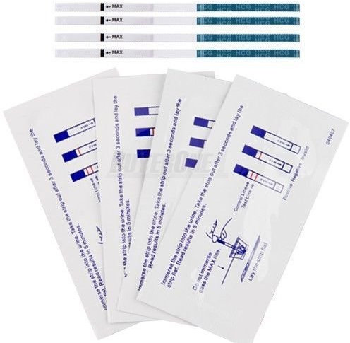 10X Extra Width Early Test Ultra Sensitive High Sensitivity (10mIU) Home Pregnancy Test Strips Individually Sealed CE-Approved.
