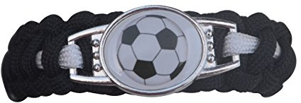 Infinity Collection Adjustable Unisex Paracord Bracelet - Soccer Jewelry, Team Gifts & Accessories
