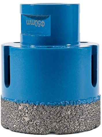 MAGICDSK FSB8065 Foretto vacuum professionale, Ø 80 mm, h di carotaggio 35 mm, h settore 15 mm, attacco M14, taglio a secco: gres porcellanato, ceramica, granito, laterizi, marmo, pietra, quarzite