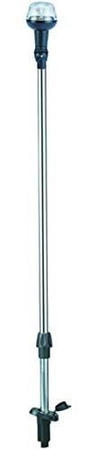 Saarwebstore Edelstahl Top Licht 635mm LED NIRO Mast Ankerlicht Navigationslicht Positionslaterne Navigations Stablaterne, 8-30V, 360º, LED 1x0,5W