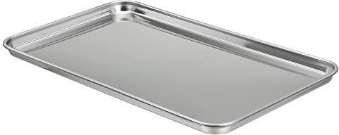 PATIKIL 430 Inox Acier Assiette 26.5x15.5cm Rectangulaire Plat Type | Laboratoire Instrument Outil