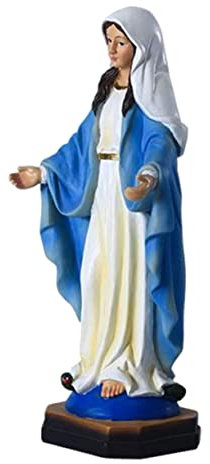 ABOOFAN Madonna Ornament aus Kunstharz Dekorative Katholische Madonna Skulptur Wohnkultur Figur für Zuhause und Büro