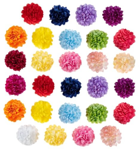 BCOATH 35 Pezzi Fiori Artificiali Crisantemo in Plastico per DIY