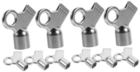 Gatuida 10pcs Radiator Bleed Key Radiator Valve Caps Square Socket Keys Plumbing Bleeding Air Plumbing