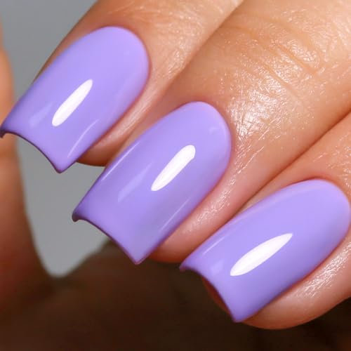 Ozzeal Gel Polish, 15ML Lilac Purple Gel Nail Polish Spring Summer Soak off LED UV Art Starter Manicure Salon DIY Design