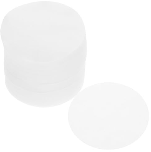 Compresse Faciale Non Tissée Ronde Blanche 200 Pièces, Douce | Usage Maison et Salons, Jetable et Portable, Format 100 Pièces par Sachet, Propre et Pratique
