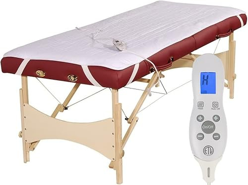 Spa Luxe Deluxe Elektrisches Wärmekissen für Massageliegen – digitale Wärmeregelung, automatische Abschaltung, passend für 185,4 x 81,3 cm große Tische