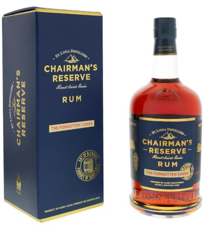 Chairman's Reserve The Forgotten Casks Rum (1 x 0.7 l) | Lang anhaltend, fruchtig
