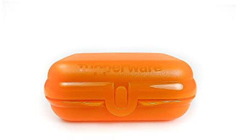 TUPPERWARE To Go Twin orange Brotdose Behälter Lunchbox Twin klein Größe 2