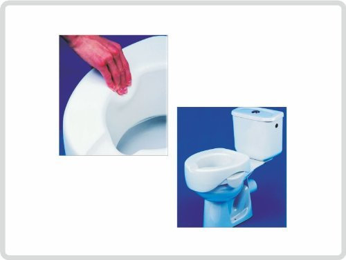 Toilettensitzerhöher Toilettensitz Soft ohne Deckel weich