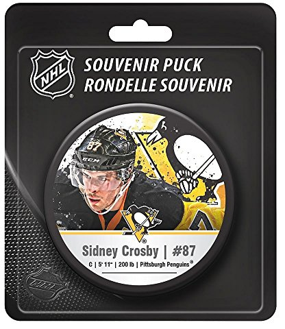 NHL STAR PLAYER PUCK - BLISTER, Giocatori Nome:87 Crosby Pittsburgh