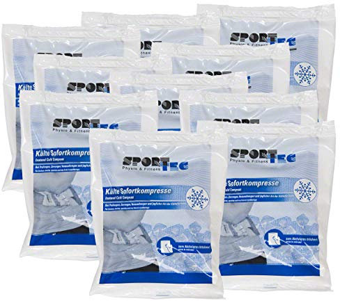 Sport-Tec Kälte Sofortkompresse, 13,5x16 cm, 230 g, 10 Stück