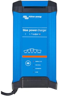 Victron Energy Blue Smart IP22 24-Volt 16 Ampere 230V, Einzelausgang Batterieladegerät CEE7/7, Bluetooth