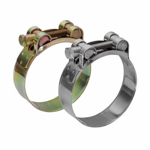Gelenkbolzenschelle aus Edelstahl und Stahl verzinkt in 33 Grössen & 2 Materialen Schlauchschellen Spannbackenschellen Schellen(Edelstahl V2A, 74-79mm)