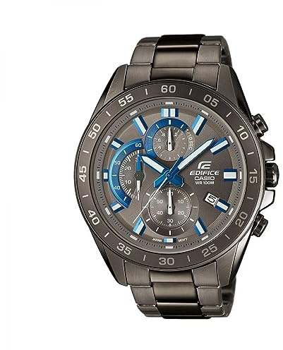 CASIO Herren Armbanduhr Analog Quarz Edelstahl EFV-550GY-8AVUEF
