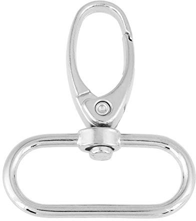 20 Stück Zink Legierung Keychain Karabiner Schlüsselanhänger Swivel Tasche Verschlüsse Hummer Swivel Trigger Clips Karabinerhaken für 30mm Umreifungs(32mm)