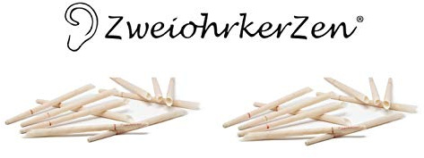 20 Ohrenkerzen der Marke Zweiohrkerzen mit sicherem Schutzfilter, in Handarbeit hergestellt - inkl Gebrauchsanleitung in 7 Sprachen (20)