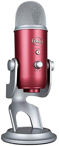Blue Yeti USB Mic - STEEL RED