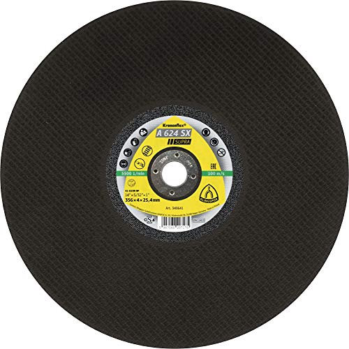 NEU! Klingspor A 624 SX Supra Trennscheibe | 356 x 4 x 22,23 mm | 10 Stück | gerade