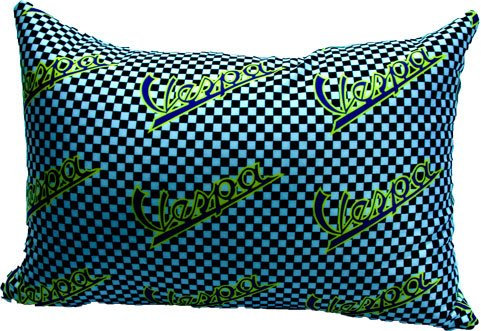 COVERBAGBCN - Entspannendes Anti-Stress-Quadratkissen | Linderung für Nacken und Lendenwirbel | Füllung aus bequemen Kugeln | Weicher Lycra-Stoff | Maschinenwaschbar | 36x24 cm (Vespa)