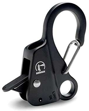 Sebnux Edelstahl Bootsfender zur schnellen Montage und Entfernung, Boot-Bumper zum Andocken, Ideal zum Anlegen, 1er-Packung, Schwarz