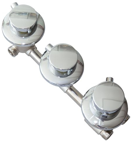 AcquaVapore Ersatz Thermostat Armatur 3 fach Umschalter Dusche D38-DF 10cm