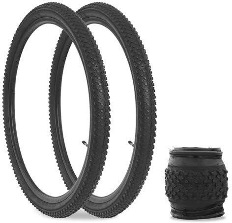 MEGHNA 2er-Pack 29 x 2.125 Zoll MTB Fahrrad Reifen Fahrradmantel Fahrradreifen für Mountainbike MTB/City Bike/Road Bike/Folding Bike (Schwarz)