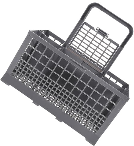 Cesta de Lavavajillas para Cubiertos Compatible 5060388574826 | Abs, Malla Resistente Orificios Uniformes, Mayor Capacidad de Carga, para Guardar Utensilios