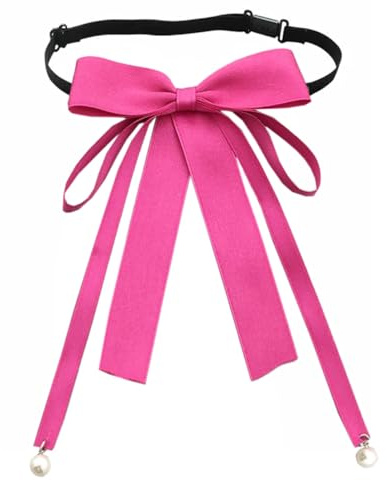 WENLOOY Partyschleife für Damen, vorgebunden, mit Clip, für Damen, Mädchen, Krawatte, Fliege, weibliches Band, Damen-Krawatte, Geschenk