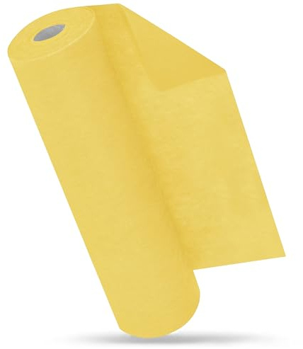 MODERNO Runner da tavola in tessuto non tessuto, giallo, runner da tavolo, moderno, per esterni, decorazione da tavolo, decorazione per feste di compleanno, matrimonio, decorazione festiva, 30 cm x 25