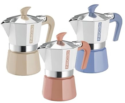 Pedrini Macchinetta Caffè Caffettiera My Moka Color 2 Tazze 3 Colori