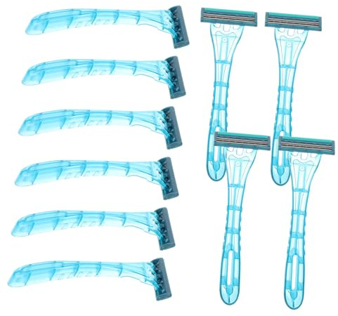 Hemobllo Afeitadoras Desechables Corporales Multiusos 20 Unidades Compactas Resistentes al Agua para Hombres y Mujeres Viaje y Hotel