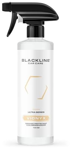 Blackline Vionyx Silica Ceramic Spray Coating for Cars – Hydrophobic Protection, Deep High-Gloss Shine, UV Defense & Long-Lasting Durability – Easy Spray-On Ceramic Sealant for Exterior Surfaces