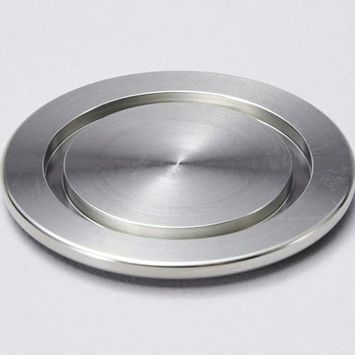 Flangia vuota in acciaio inossidabile KF50 NW50 da 2 pezzi - Raccordi for vuoto, tappo flangiato cieco for montaggio rapido(KF50)