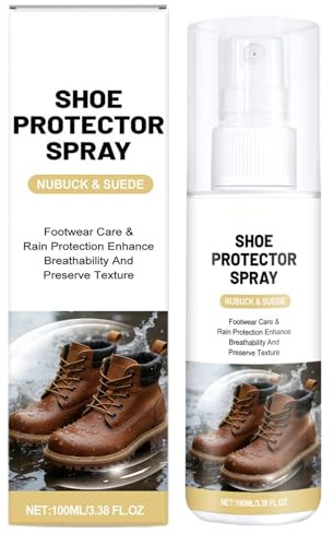 Genérico Spray Protector para Calzado - 100ml Secado Rápido Hidrófugo y Antimanchas | Impermeabilizante para Botas y Zapatos de Malla o | Protección Impermeable Duradera para Uso Diario