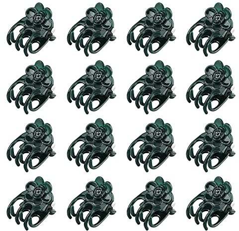 KINGLAKE 100 Stück Orchideen Klammern, Orchideenclips, Orchideenklammern Klein, Blumenklammern, Pflanzenclips, Pflanzenklammern Rankhilfe Zum Stützen von Pflanzen