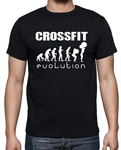 the Fan Tee Camiseta de Hombre Crossfit Deporte Gimnasio Gym Pesas 016 XL