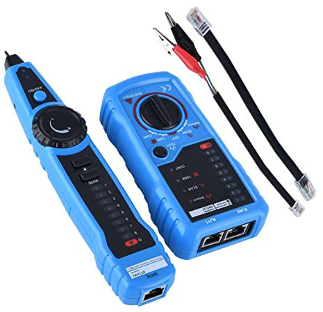 Tester per Cavi RJ11 RJ45 Wire Tracker Cable Toner Ethernet LAN Network Cable per Cavi Telefonici, Internet, Dati e di Comunicazione