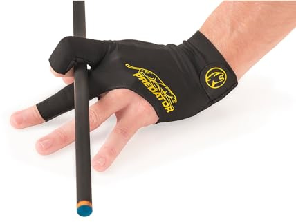 PREDATOR Handschuh, Second Skin, 3-Finger, schwarz-gelb Größe S&M