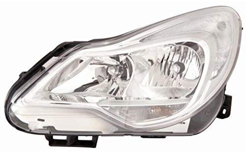 Halogen Scheinwerfer Hauptscheinwerfer Frontscheinwerfer rechts H7 chrom mit Glühlampe für Model Corsa D S07