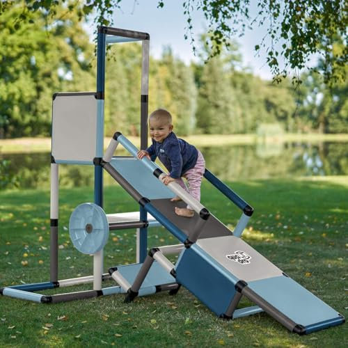 Quadro Evolution Home – Modulares Klettergerüst Spielturm für Kinder, 416 Teile, ab 6 Monaten, Indoor/Outdoor, UV-stabil, Made in Germany