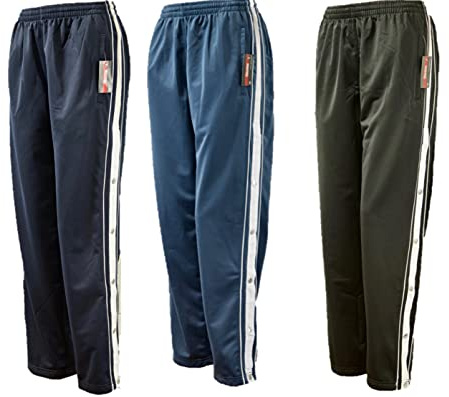 Herren Trainingshose, Reha Hose mit Durchgehende Seite Offen (Qc2)