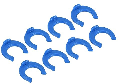 QUARKZMAN 1/4 Rápida Conexión Bloqueo Clips x 50uds Azul Clip para Bloqueo Rápida Conexión Accesorios para RO Inversa Osmosis Agua Filtro, [Azul]