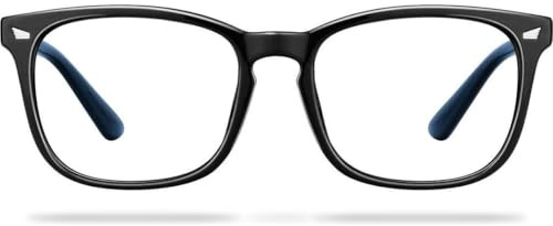Innovaland Blaulichtfilter Brille Herren Damen – Gaming Bildschirmbrille ohne Sehstärke, Blaufilter Gläser durchsichtig, PC Computerbrille - Anti Blaulicht, transparente Brille für Arbeit & Freizeit